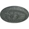 Ekena Millwork Kirke Ceiling Medallion (Fits Canopies up to 3 3/4"), 15 3/4"OD x 5/8"P, Athenian Green Crackle CM16KIAGC - alternate 3